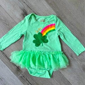 Baby Cat & Jack 6-9 months St Patrick’s day outfit